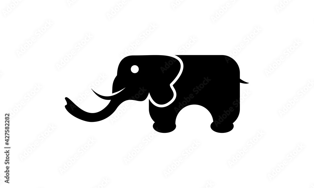 silhouette animal elephant