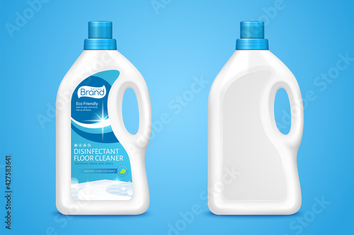3d plastic bottle package mock ups