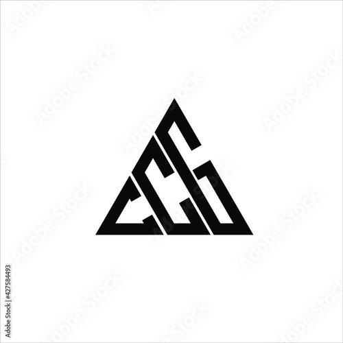 C C G letter logo creative design. CCG icon photo