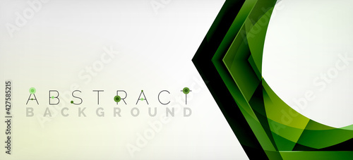 Vector color hexagons geometric abstract background