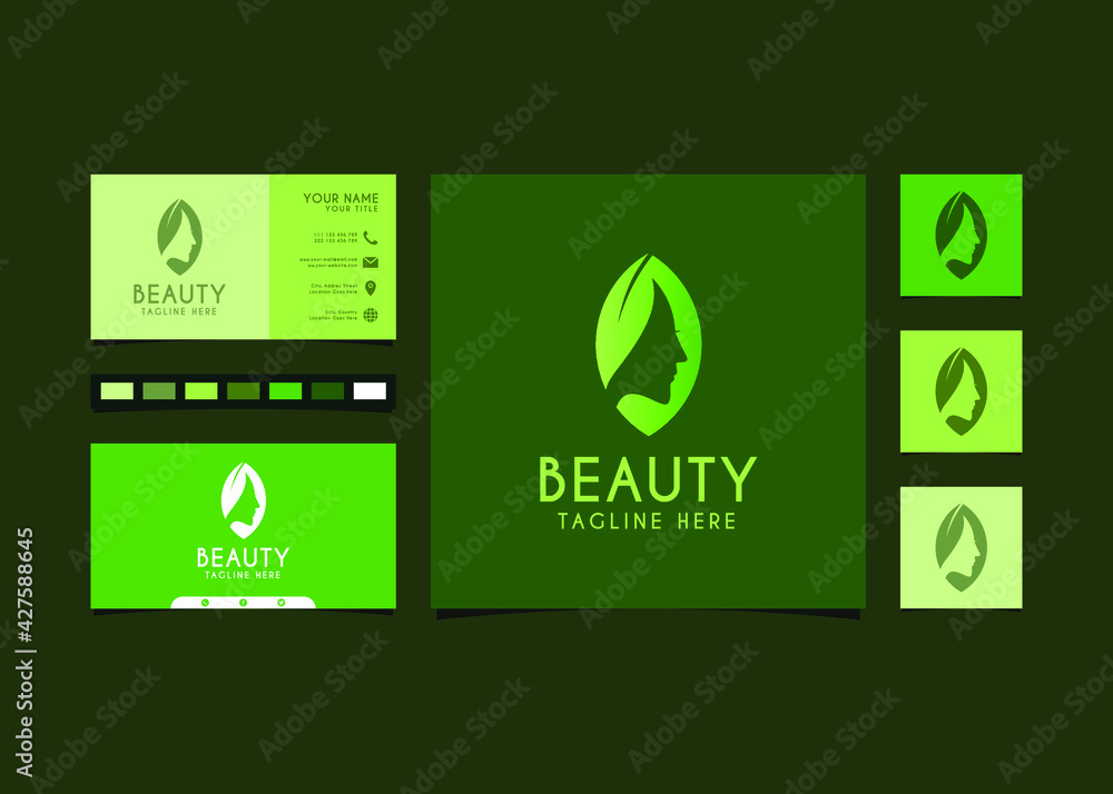 Abstract Women Logo Design For Fashion Business Logo With Mockup Id abstract-women-logo-design-for-fashion-business-logo-with-mockup-id