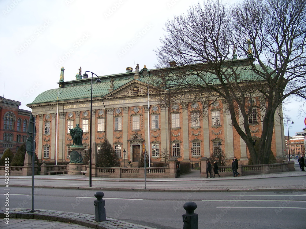 Government building in Stockholm Sweden
