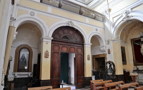 Napoli - Controfacciata della Basilica San Severo Fuori le Mura photo