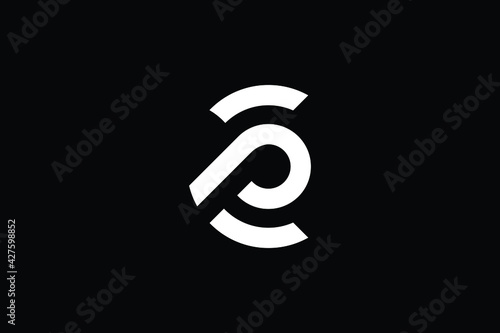 Creative Innovative Initial CP logo and PC logo. CP Letter Minimal luxury Monogram. PC Professional initial design. Premium Business typeface. Alphabet symbol and sign.