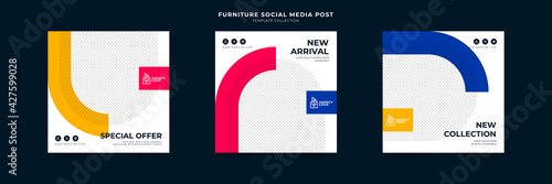 digital marketing agency business social media post collection