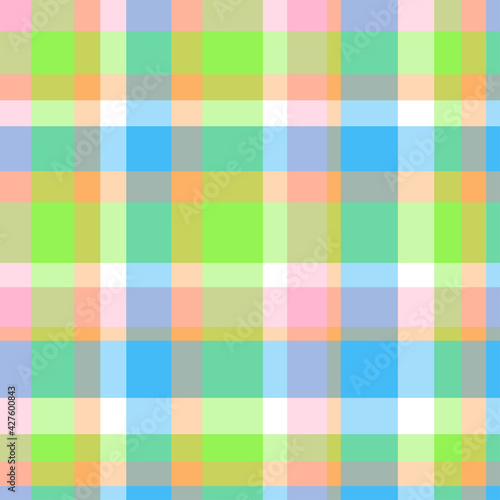Colorful checkered pattern. Seamless abstract texture with many lines. Geometric wallpaper with stripes