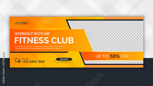 Fitness-GYM Facebook Cover Template