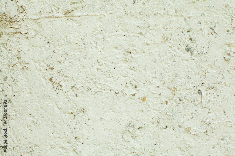 Abstract white stucco wall background. Plaster cement material for architectural decoration