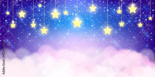 Shining star background