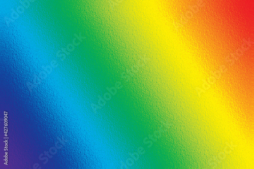 Spectrum background. Multicolored gradient. Bright color texture. Colorful rainbow abstract background. Neon colours pattern. Vibrant metal effect foil. Multicolor backdrop design for prints. Vector