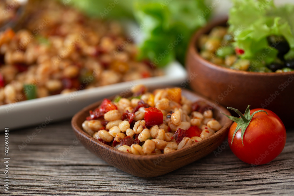 Wheat kernel salad Wheat kernel salad