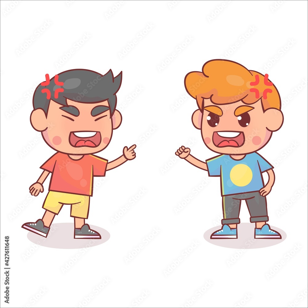 Kids anggry friend Premium Vector
Kids anggry friend Premium Vector
