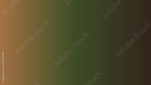 The gradient in trendy brick-green-brown tones. Background with a smooth change of colors and shades. Template for advertising your product.