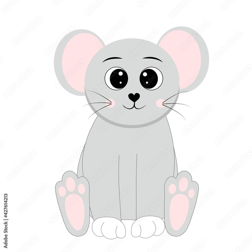 cute happy animal vector illustration cute happy animal vector illustration