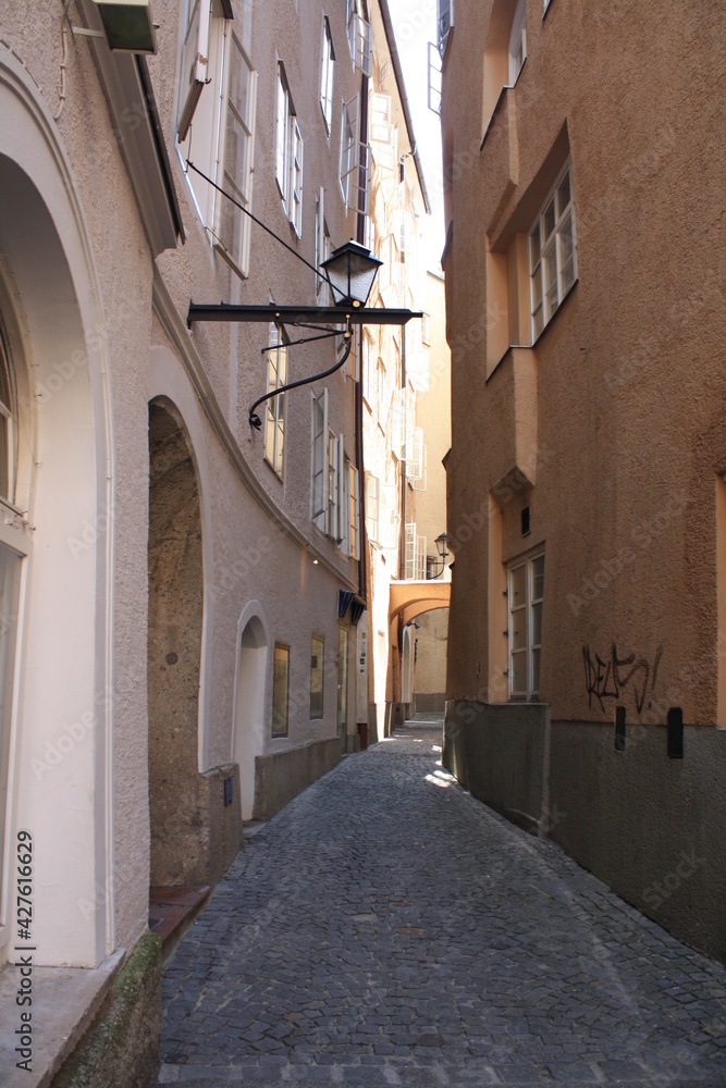 Por las calles de Salzburgo y sus castillos.