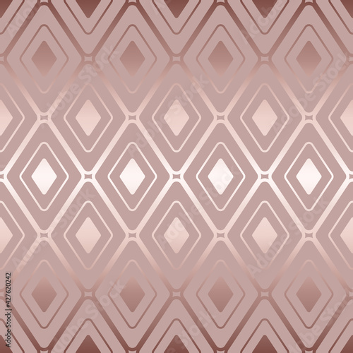 Elegant seamless pattern. Delicate geometric background. Abstract texture. Repeated geometric patern for design prints. Repeating pattern. Modern abstract wallpaper, gift wrapper. Effect foil. Vector