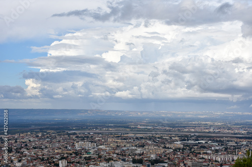 Top view of Blida city from Chrea National Park  photo