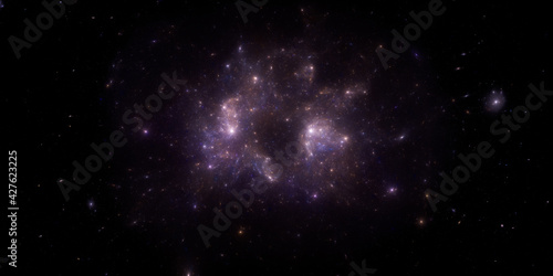 Fototapeta Naklejka Na Ścianę i Meble -  Stars background. Flying Through Space. 