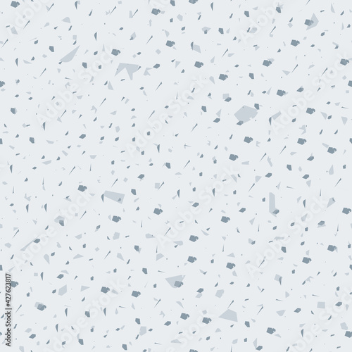 Terrazzo seamless pattern. Earthy classic flooring