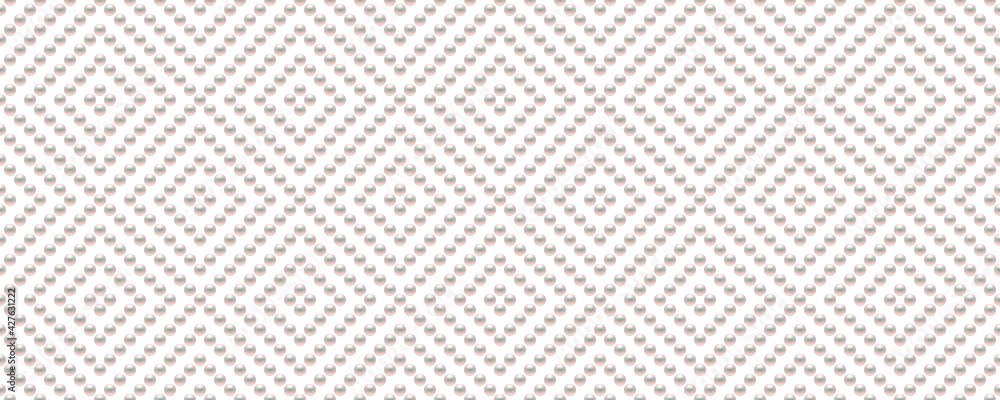 Pearls background. Seamless vector illustration. Pearls background. Seamless vector illustration.