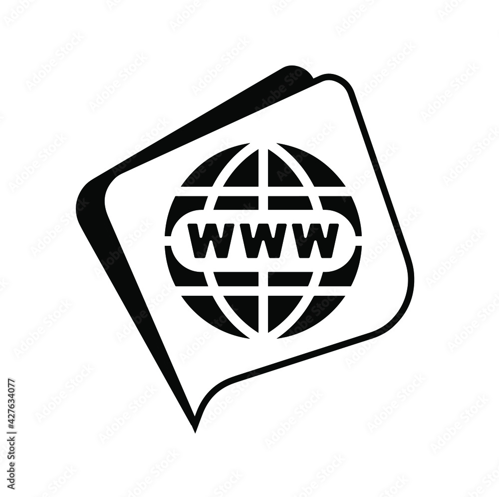 Obraz premium www vector icon