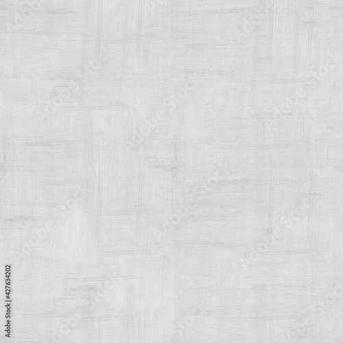 Grey hand-painted canvas seamless pattern. Abstract background imitates woven fabric using brush strokes.