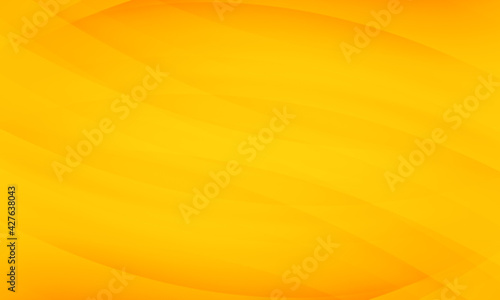 Abstract wave yellow orange color gradient geometric background.Curved lines graphic design.