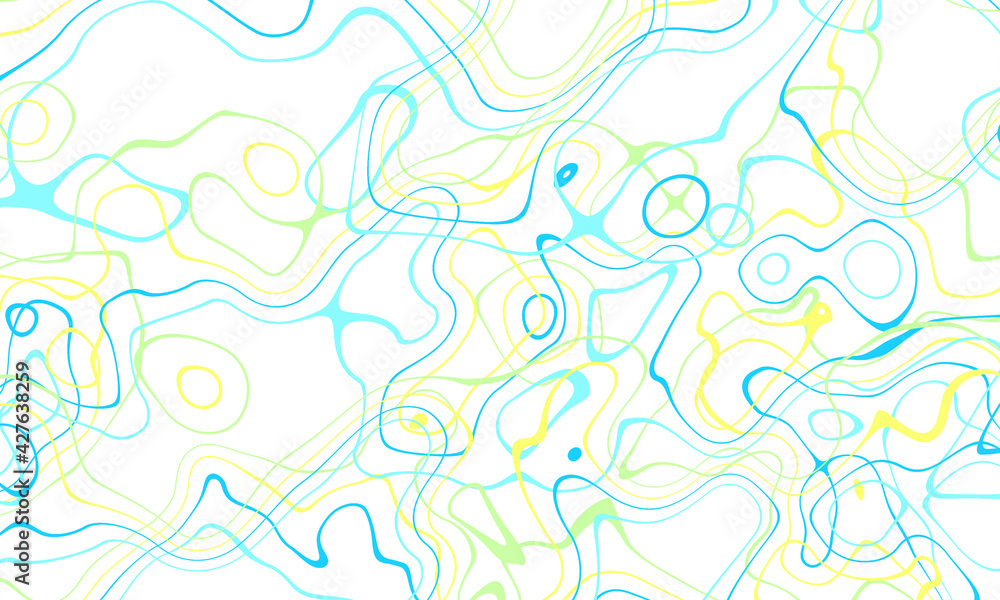 Green blue and yellow curve wave line on white abstract background. Green blue and yellow curve wave line on white abstract background.