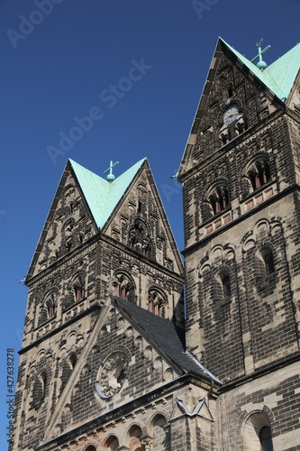 Catholic church in Germany - Krefeld. Landmark of Germany. photo