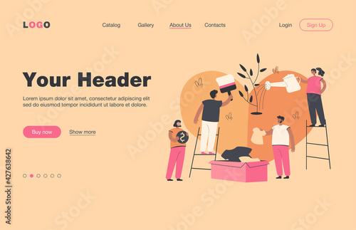 Stylized volunteer team giving care and sharing hope isolated flat vector illustration. Cartoon group of characters helping poor people with social support and money. Charity and donation concept