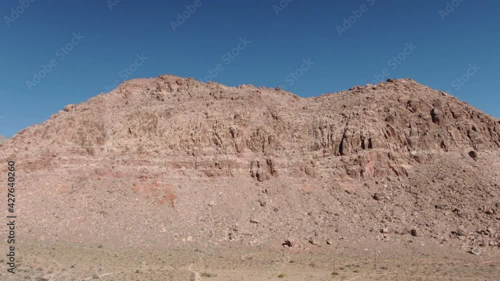 Red Rock Canyon Kraft Mountain Aerial Shot Forward Nevada Desert USA Southwest Red Rock Canyon Kraft Mountain Aerial Shot Forward Nevada Desert USA Southwest
