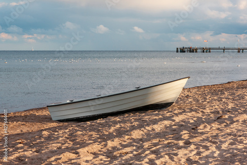 am strand von Dahme an der Ostsee