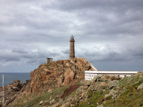 lighthouse on the coast, Camariñas, Galicia, Spain