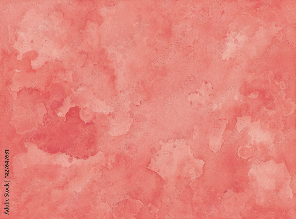 Watercolor Backgrounds - Bittersweet Solid