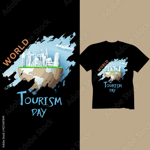 World Tourism Day T-shirt Design