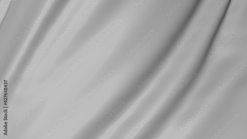 Grey canvas cloth in motion. Abstract fabric wave background. Grey canvas cloth in motion. Abstract fabric wave background.