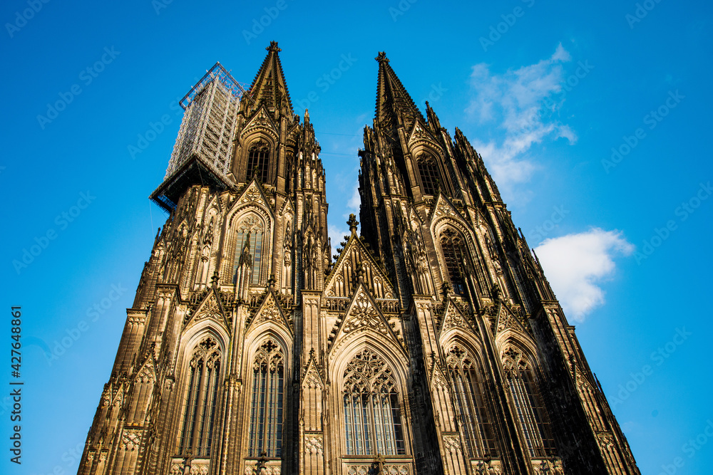 View of Gothic Cathedral in Cologne, Germany