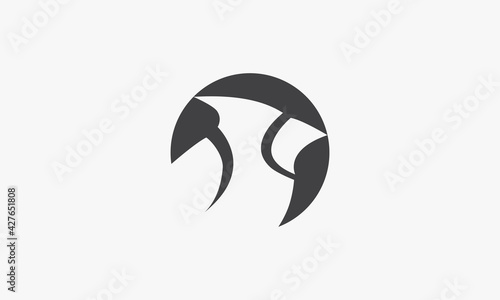 cardinal vector illustration on white background. creative icon.