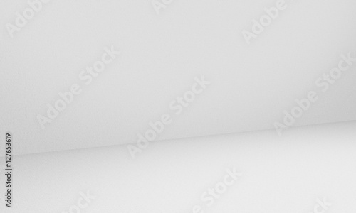 Abstract empty white gray color texture cement wall studio background.