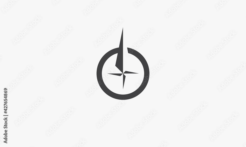 compass icon graphic illustration. logo vector. compass icon graphic illustration. logo vector.