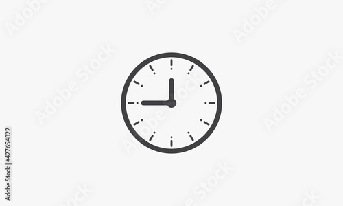 hours vector illustration on white background. creative icon.