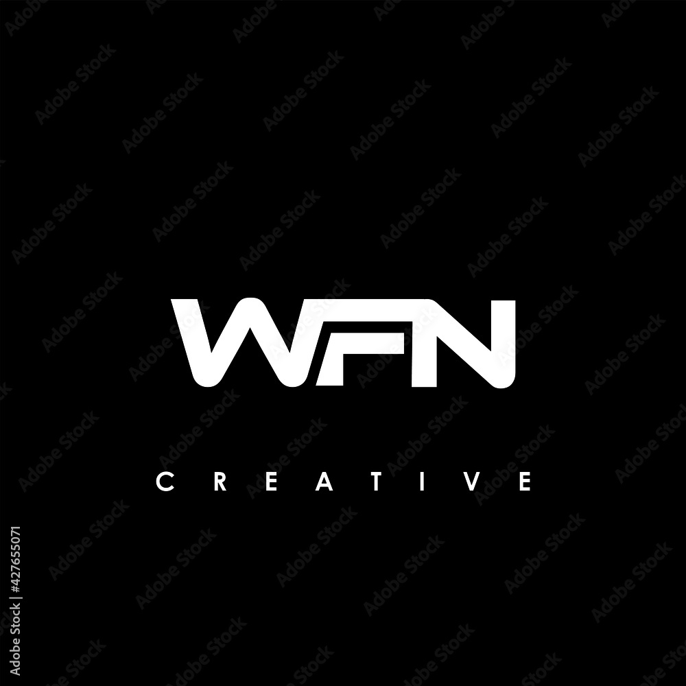 WFN Letter Initial Logo Design Template Vector Illustration WFN Letter Initial Logo Design Template Vector Illustration