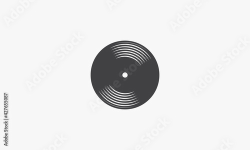 vinyl vector illustration on white background. creative icon.