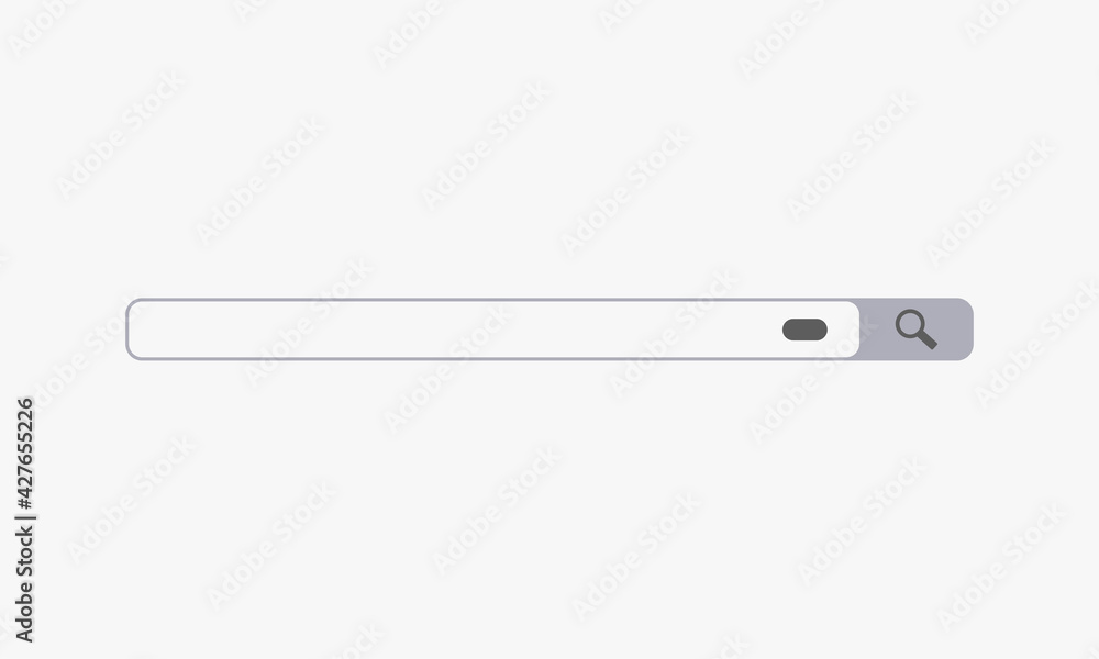 browse search bar vector illustration. creative icon isolated on white background. browse search bar vector illustration. creative icon isolated on white background.