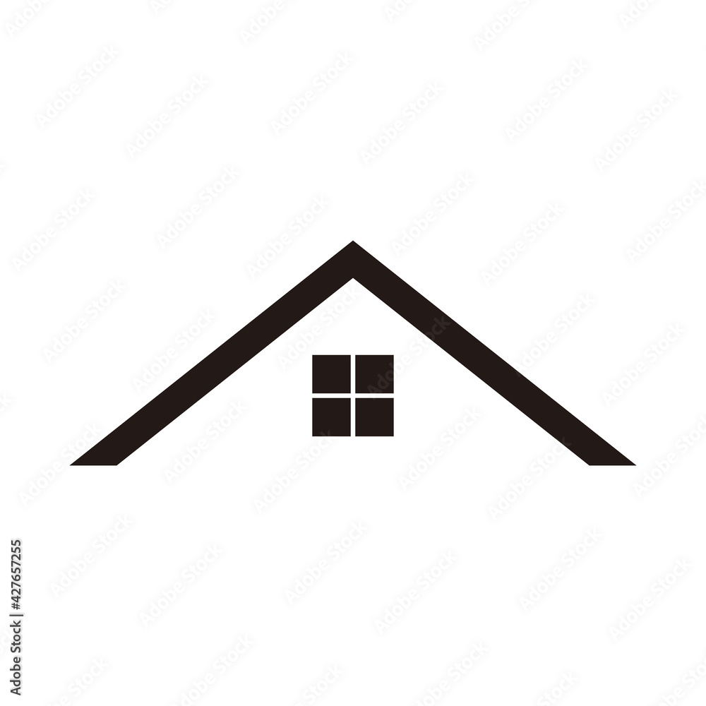 Roof of the house isolated icon, roof vector icon Roof of the house isolated icon, roof vector icon