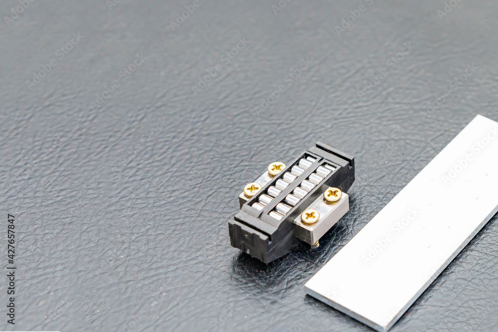 dual roller compact linear guide for high load performance and rigidity accuracy position movement on table with copy space dual roller compact linear guide for high load performance and rigidity accuracy position movement on table with copy space