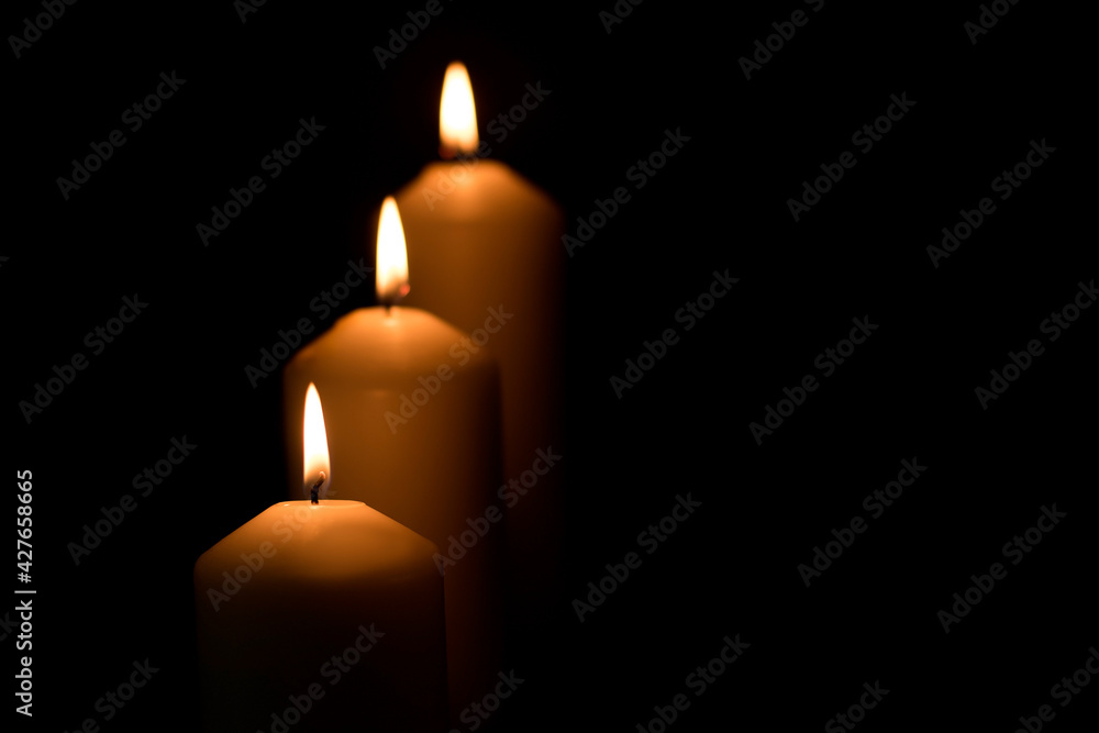 candles that are lit in the dark candles that are lit in the dark