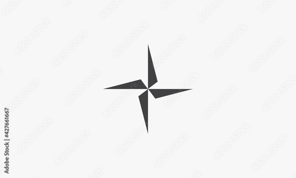 needle compass graphic design flat vector. needle compass graphic design flat vector.