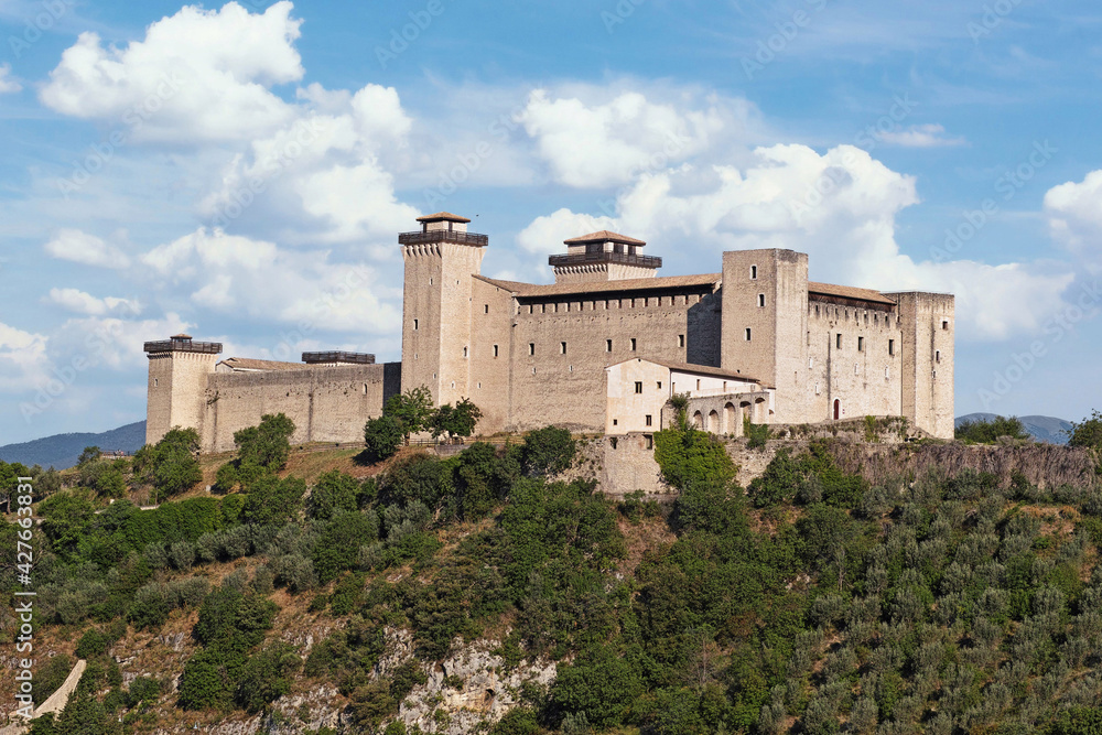 Albornoz fortress, umbria, italy