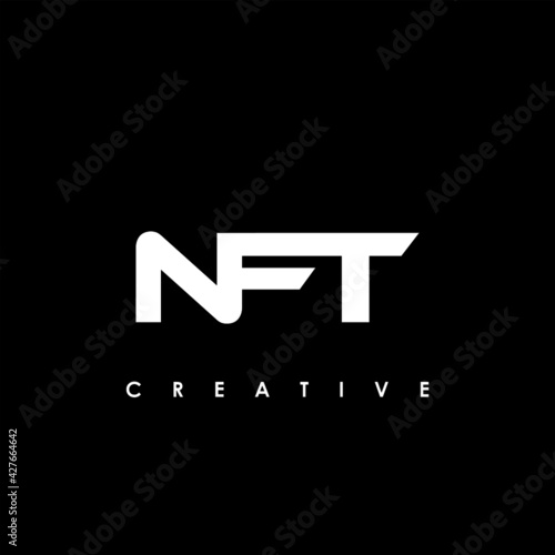NFT Letter Initial Logo Design Template Vector Illustration